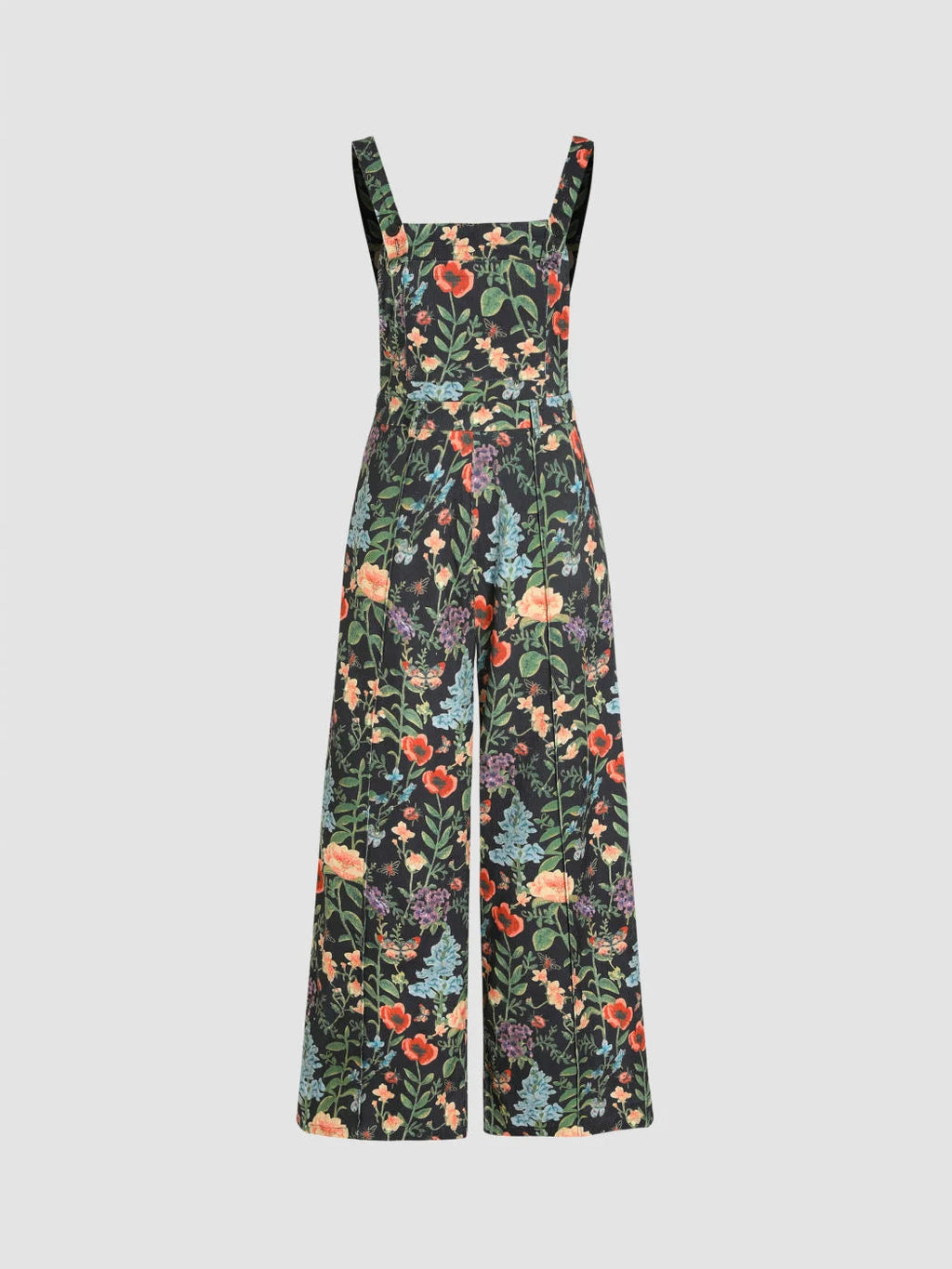 Jumpsuit met brede pijpen met bloemenknoop van backbari.com