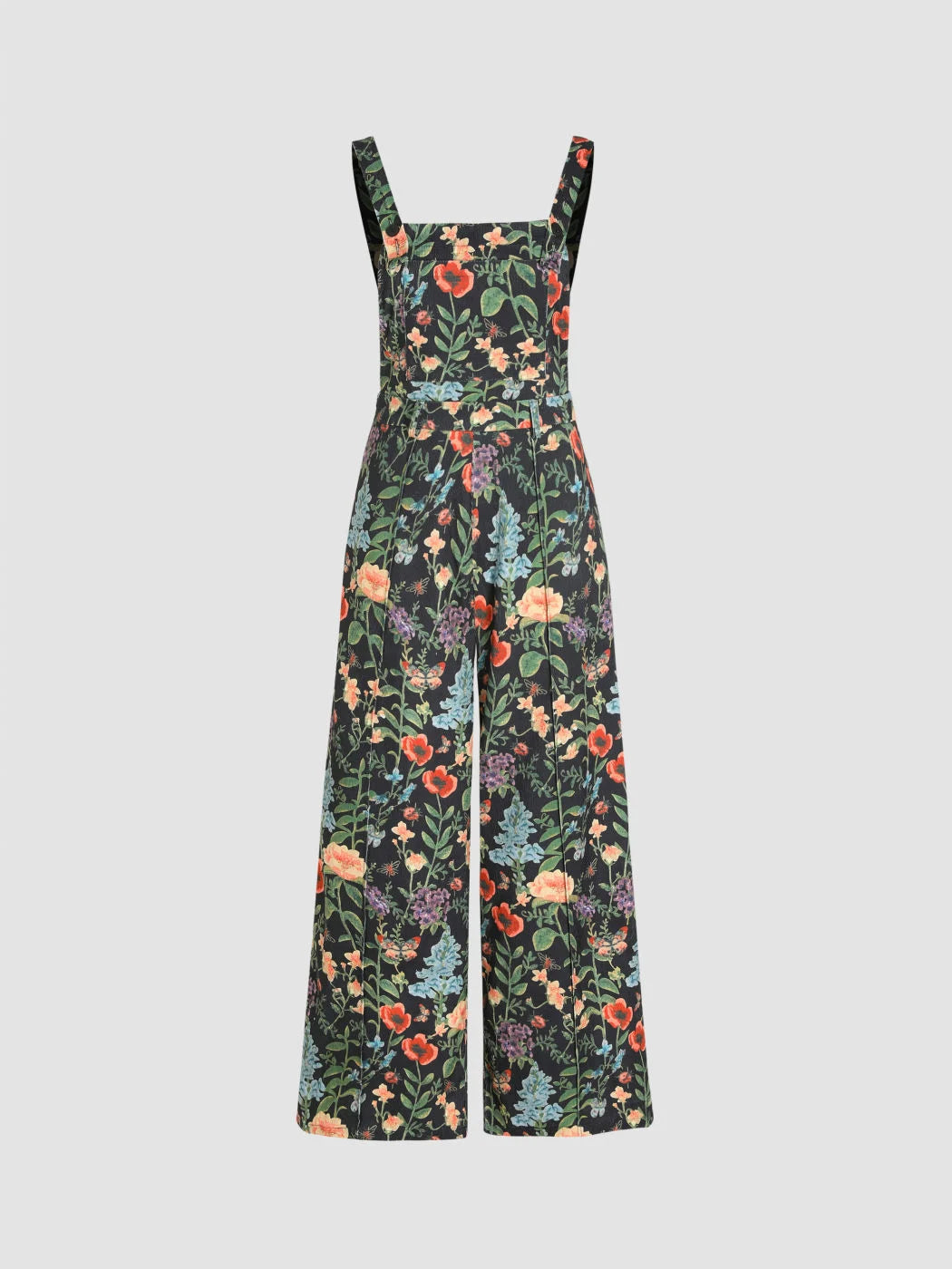 Jumpsuit met brede pijpen met bloemenknoop van backbari.com