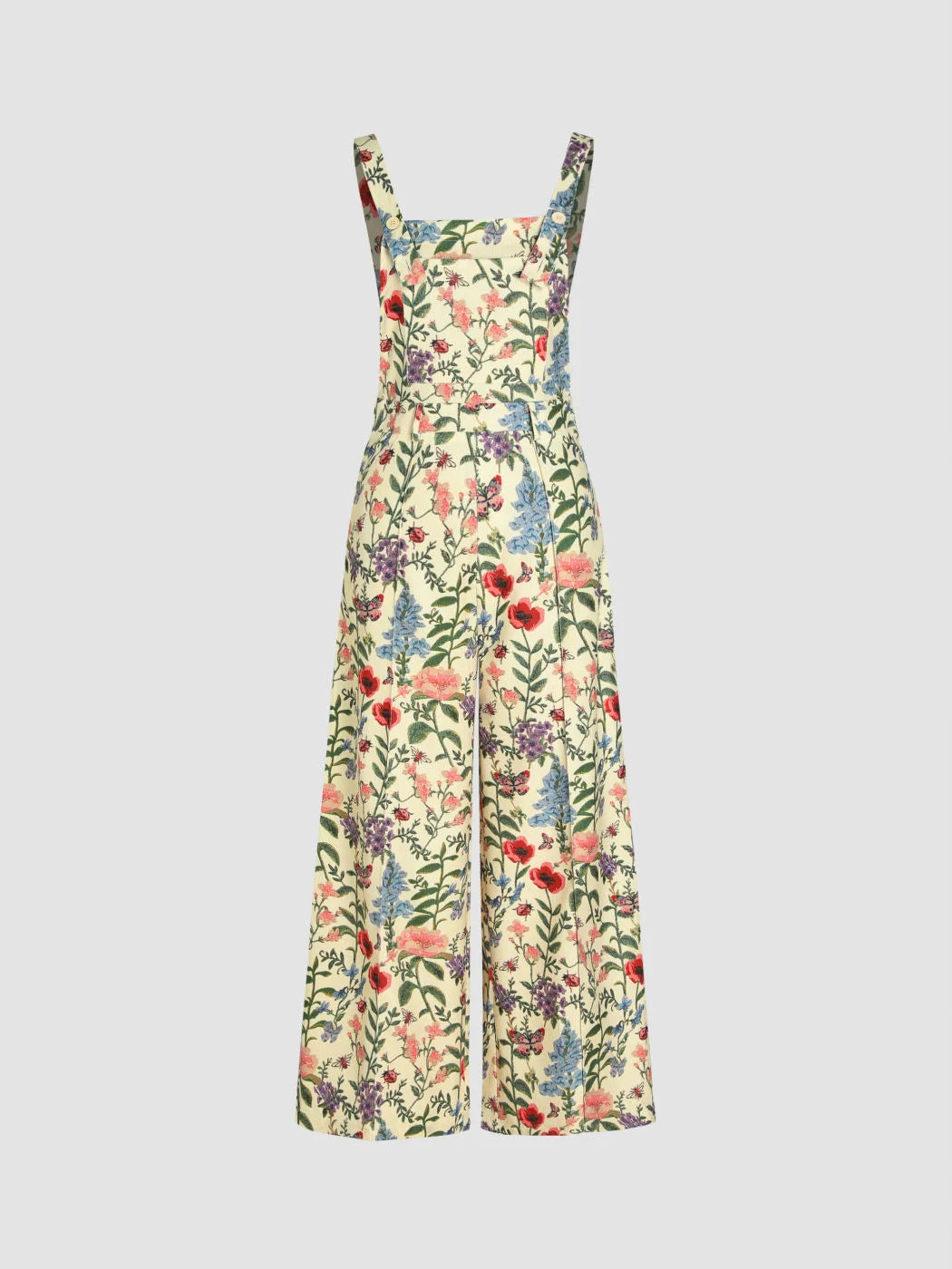 Jumpsuit met brede pijpen met bloemenknoop van backbari.com